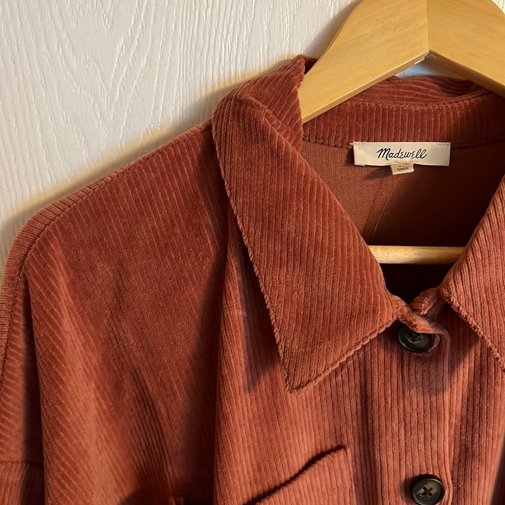 Madewell NWT corduroy shacket